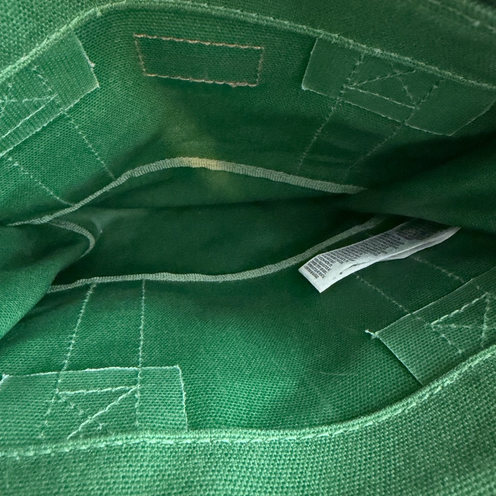 Vans Green Canvas Tote Bag - Picture 5 of 5